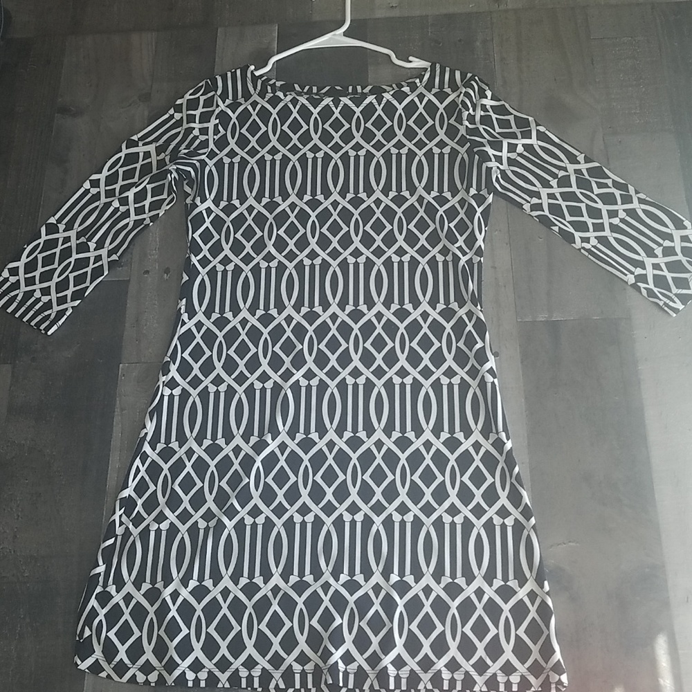 Black and white dress